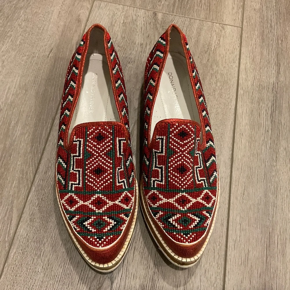Donald J. Pliner Multicolor Patterned Loafers - Picture 3 of 10